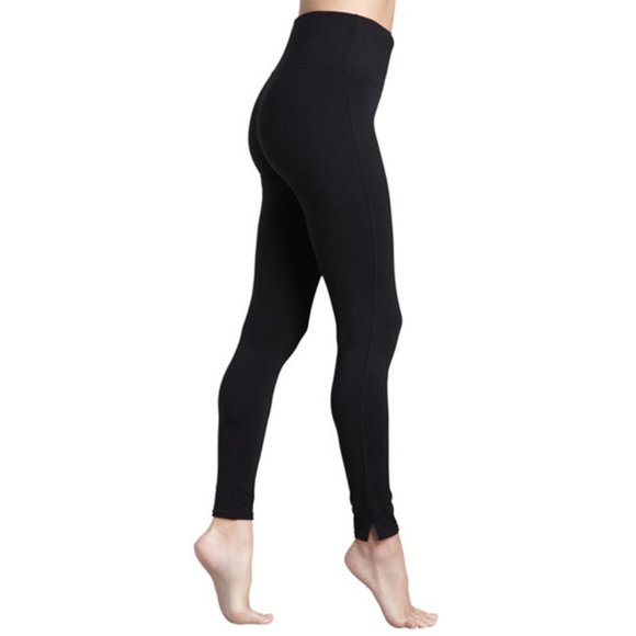 SPANX Pants - Spanx Ready to Wow Structured Slit Ankle Leggings Black Large